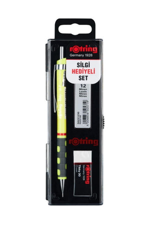 Set Versatil 0.7 Mm Eraser And Tip Yellow