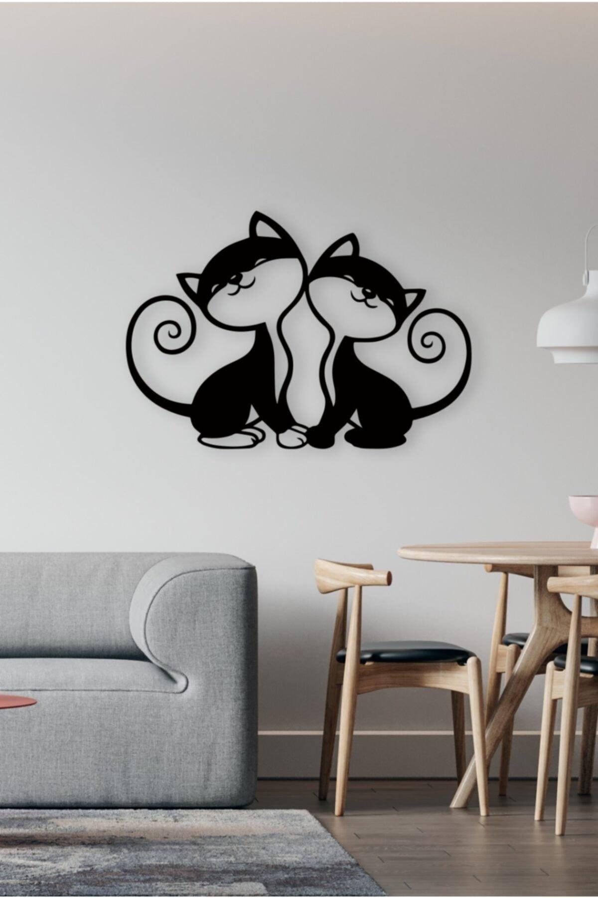 Dear Cat Figure Wall Decor - Wall Decoration (40*25 Cm ) - Swordslife