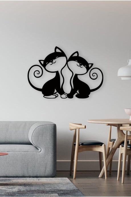 Dear Cat Figure Wall Decor - Wall Decoration (40*25 Cm ) - Swordslife