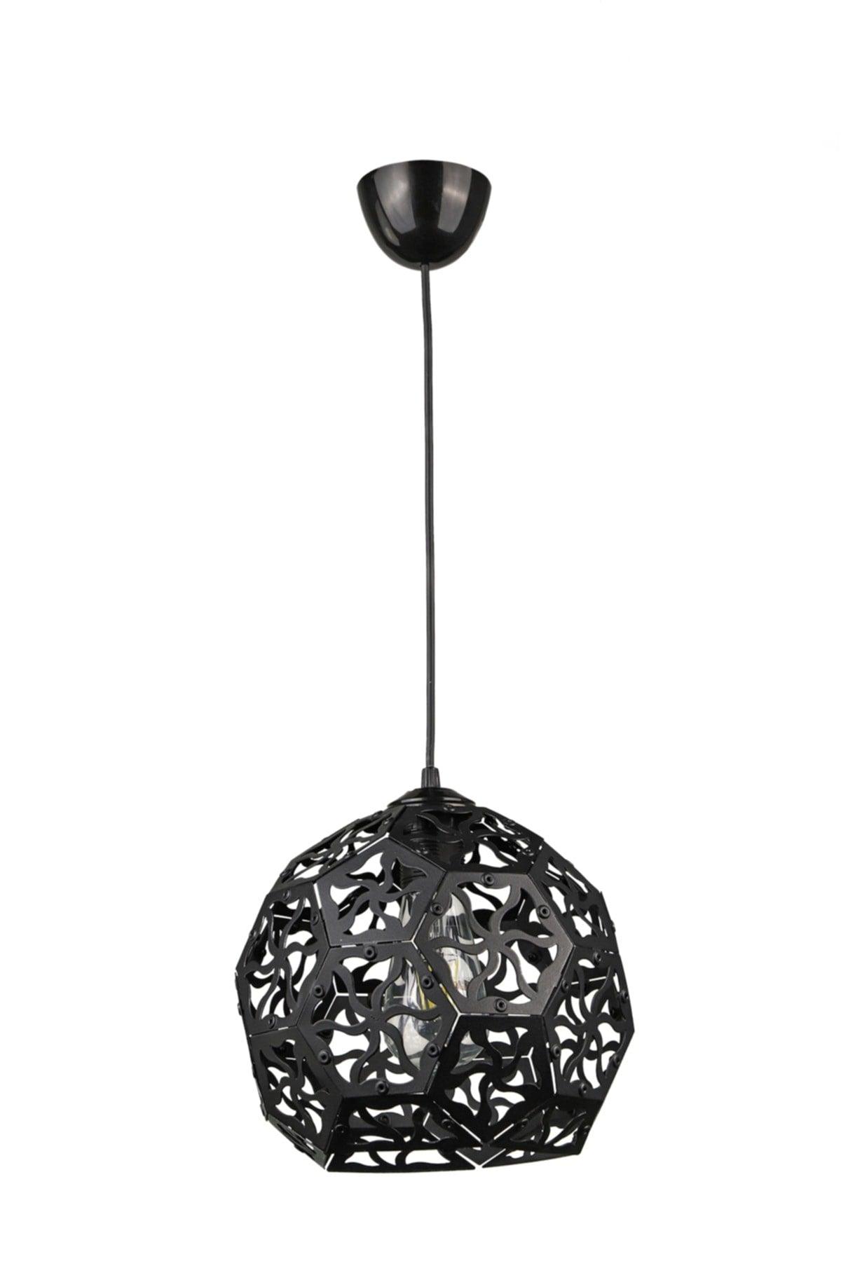 Sezer Single Chandelier Black - Swordslife