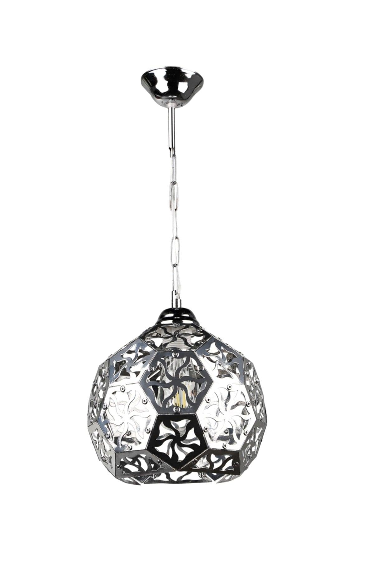 Sezer Single Chandelier Chrome - Swordslife