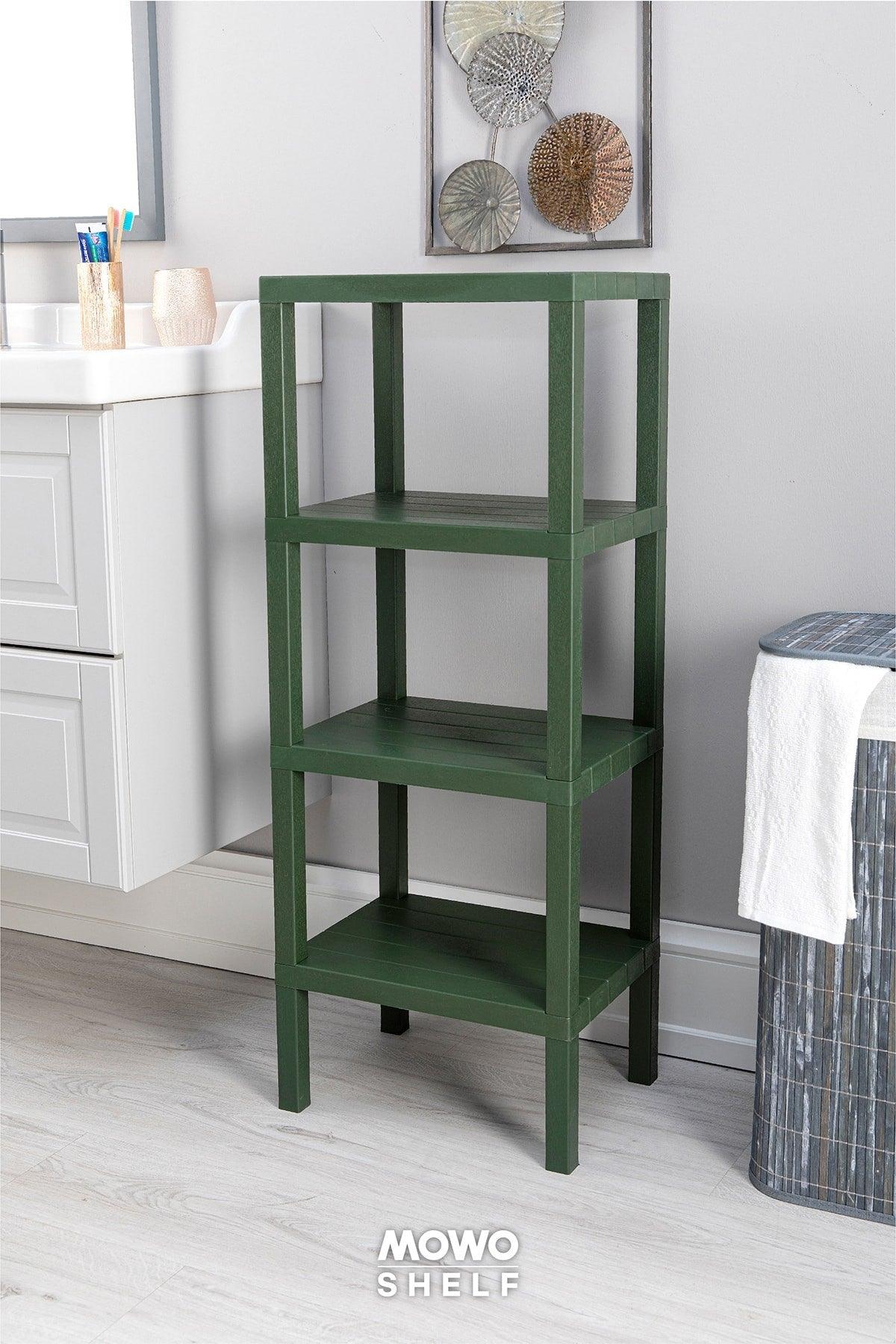 Shelf 4-Tier Organizer Plastic Shelving Unit