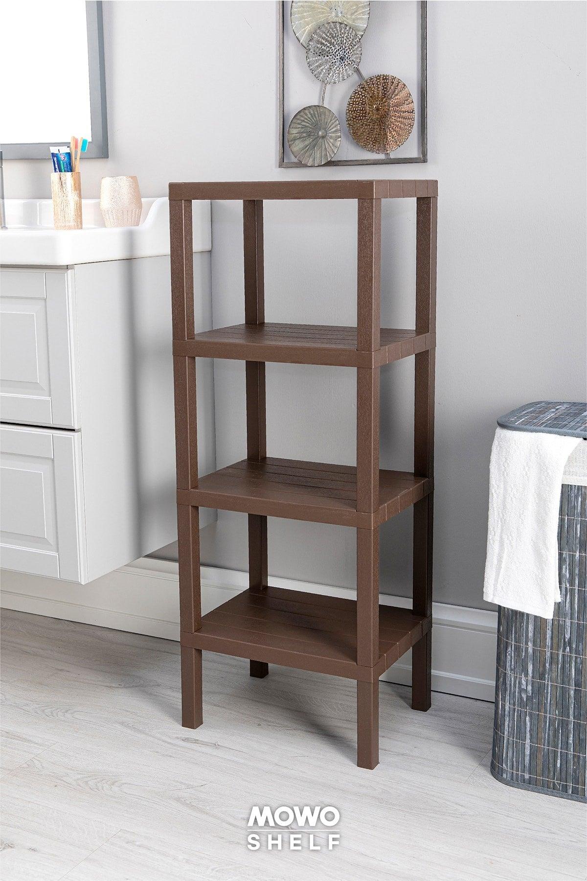 Shelf 4-Tier Organizer Shelving Unit Coffee