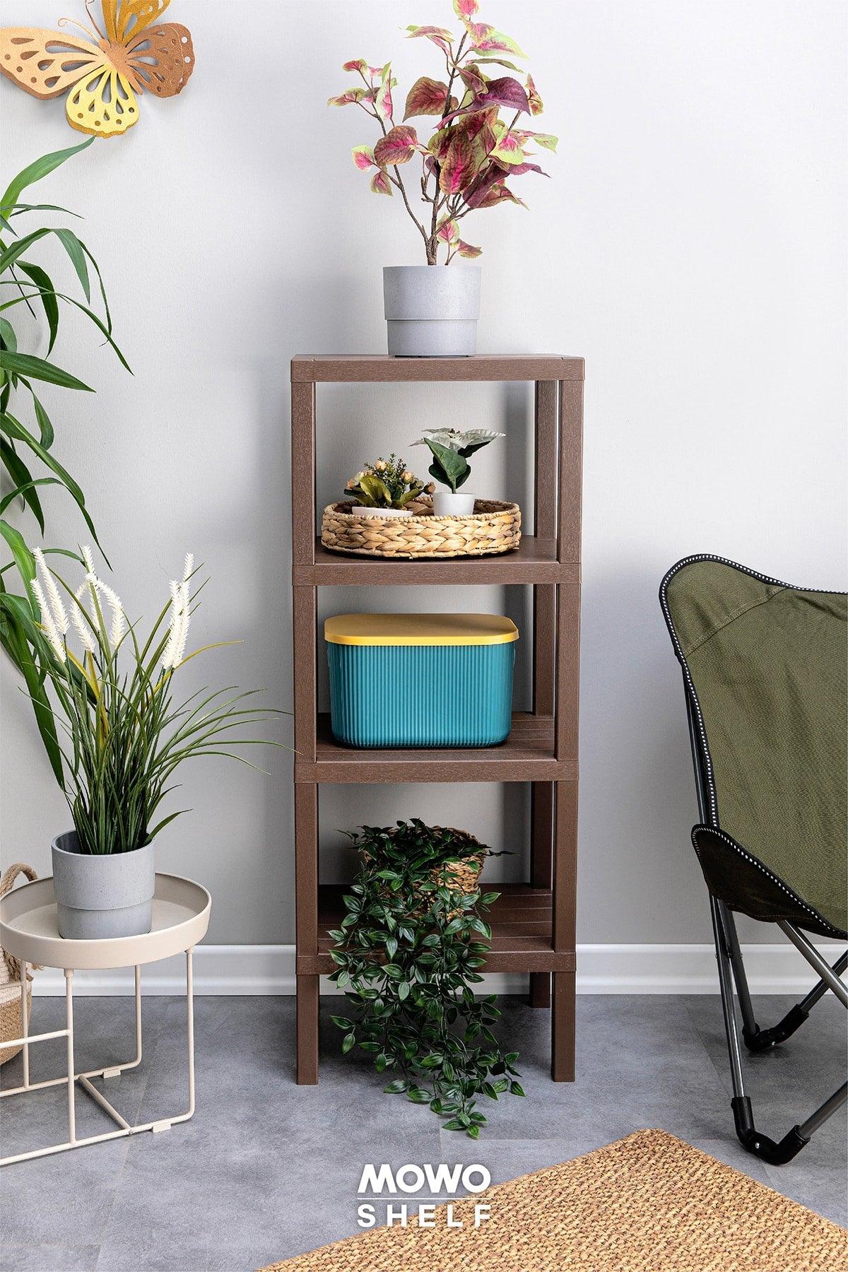 Shelf 4-Tier Organizer Shelving Unit Coffee