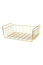 Under Shelf Hanger Kangaroo Shelf Basket Gold