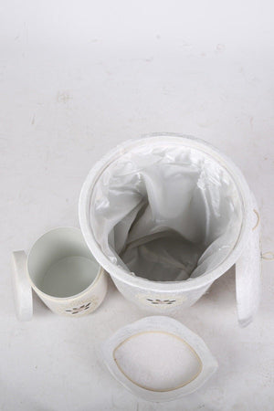 Shems Cream Velvet Dowry Lacy Bath