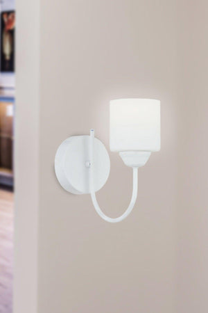 Esila White Painted Wall Lamp Modern Wall Sconce For Bedroom-Bedhead-Bathroom - Swordslife