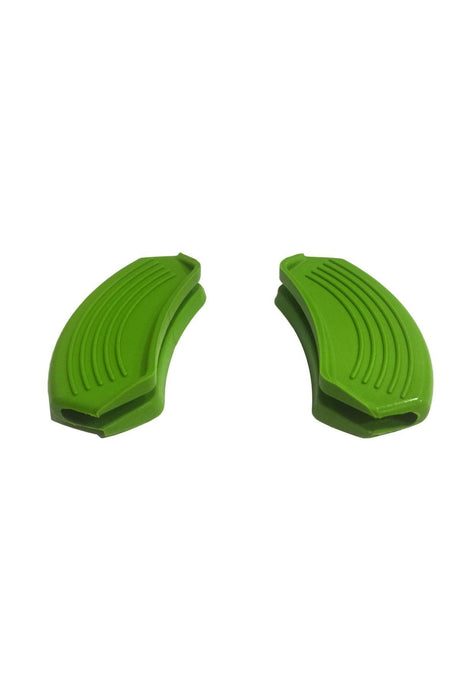 Silicone Pot Pan Holder Fireproof Non-Stick Handle Set 9 X 4 Cm Green (1 Set Consists of 2 Pieces) - Swordslife