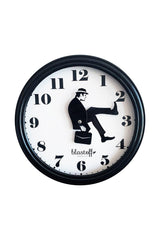 Silly Walk, Silly Walk Funny Quiet Creative Wall Clock Artistic Modern Decorative Gift Clocks - Swordslife