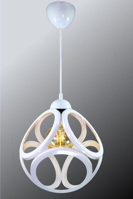 Single Modern Circle Cube Model Pendant Lamp Chandelier - Swordslife