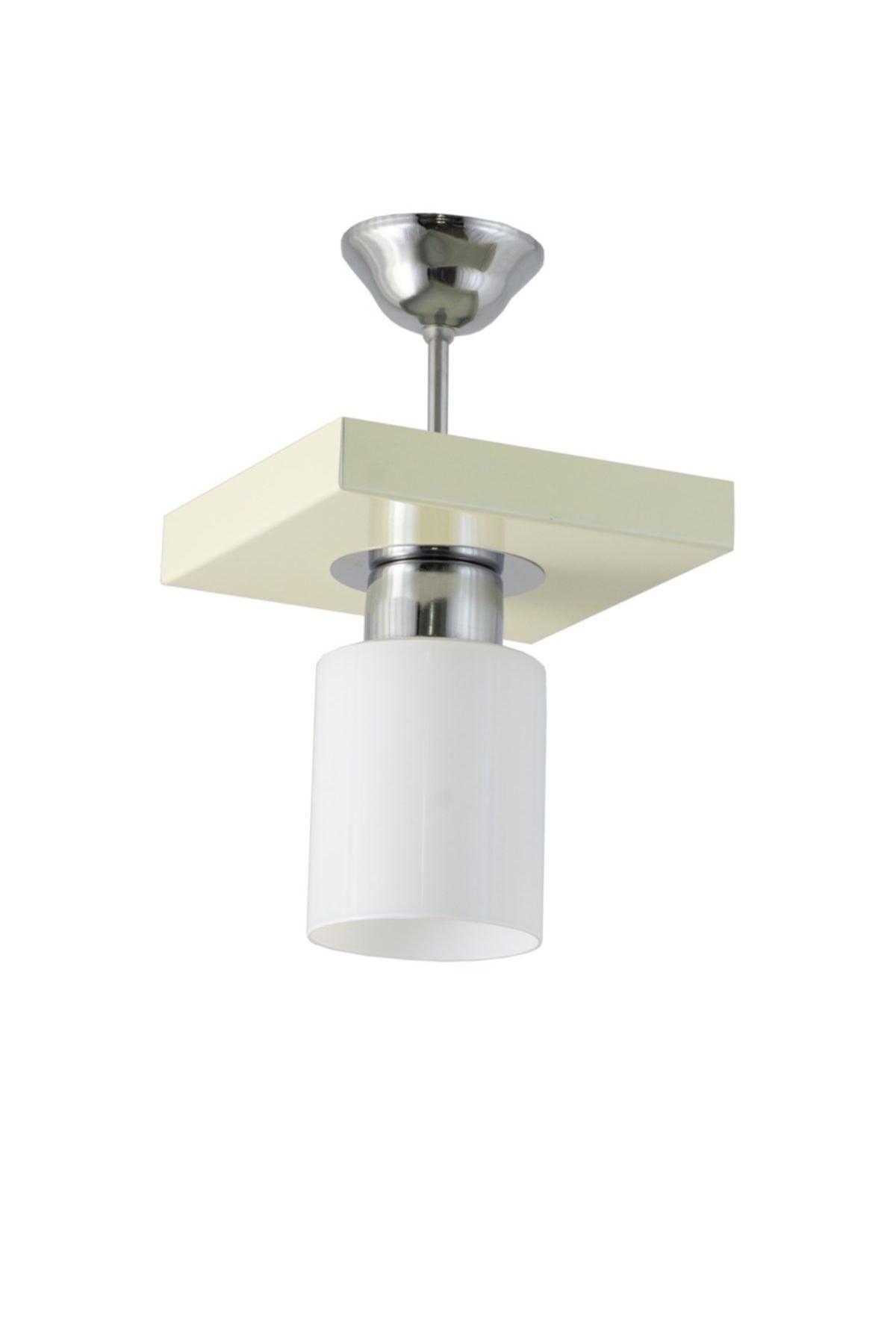 Single Modern Sport Model Square Tray Cream Chandelier - Swordslife