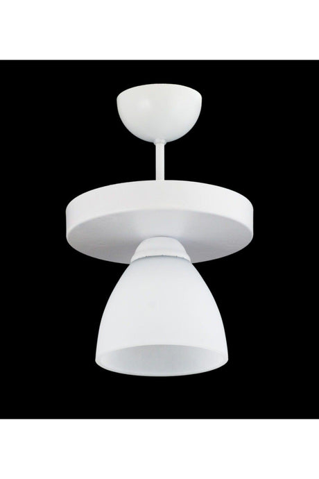 Single Round White Sport Model Modern Chandelier - Swordslife