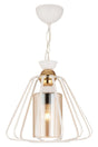 Single Tower White Modern Downward Facing Chandelier - Swordslife