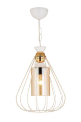 Single Tulip White Modern Downward Facing Chandelier - Swordslife