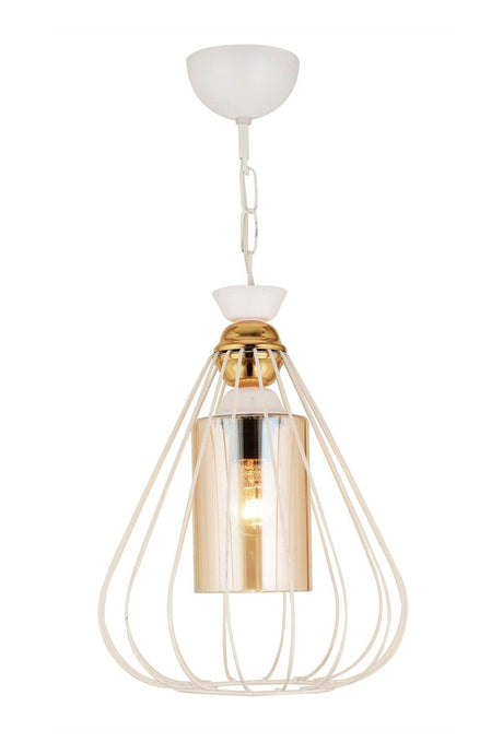 Single Tulip White Modern Downward Facing Chandelier - Swordslife