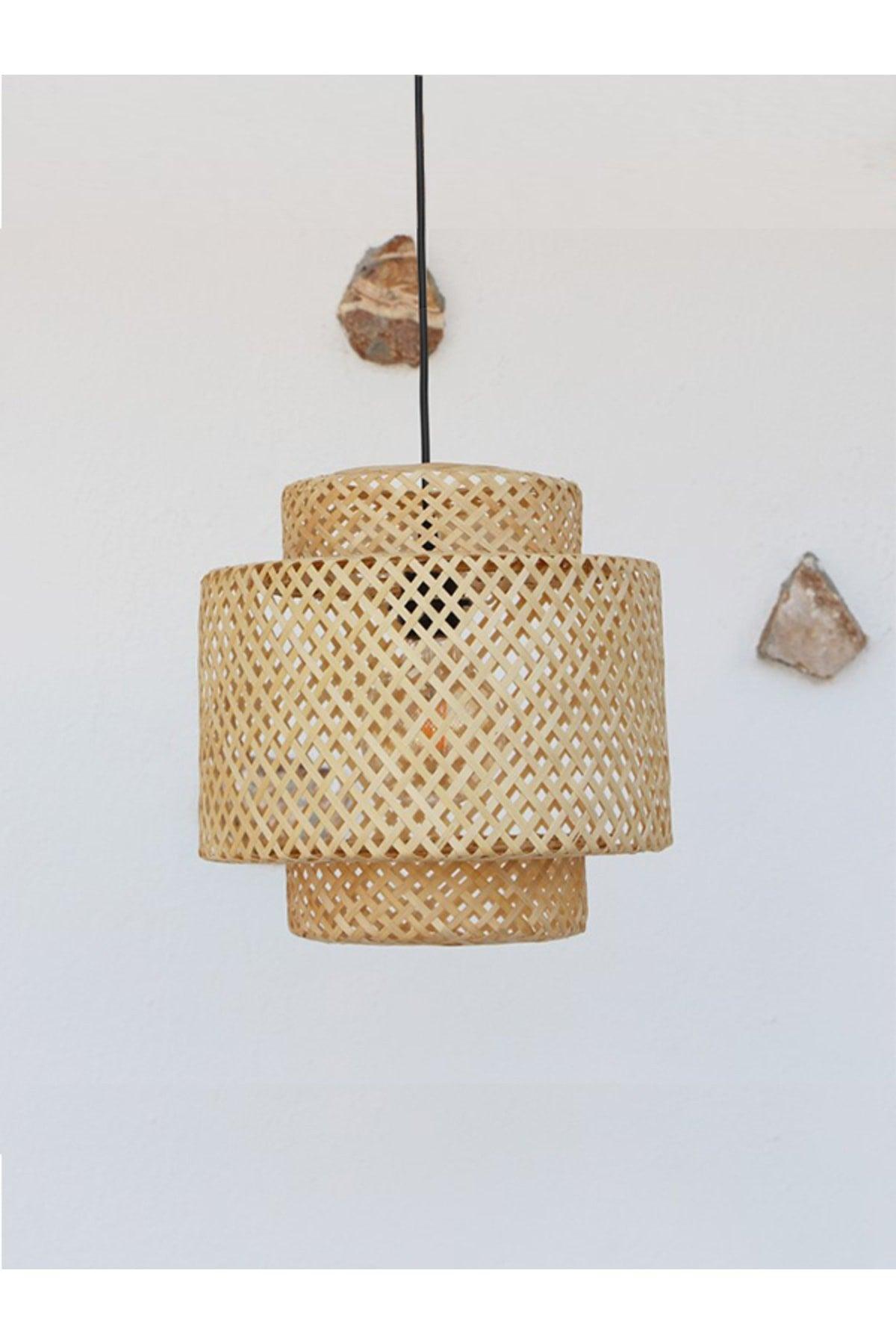 Sinnerlig Bamboo Chandelier 30cm - Scandinavian, Modern, Bohemian, Rattan Chandelier, Lighting - Swordslife