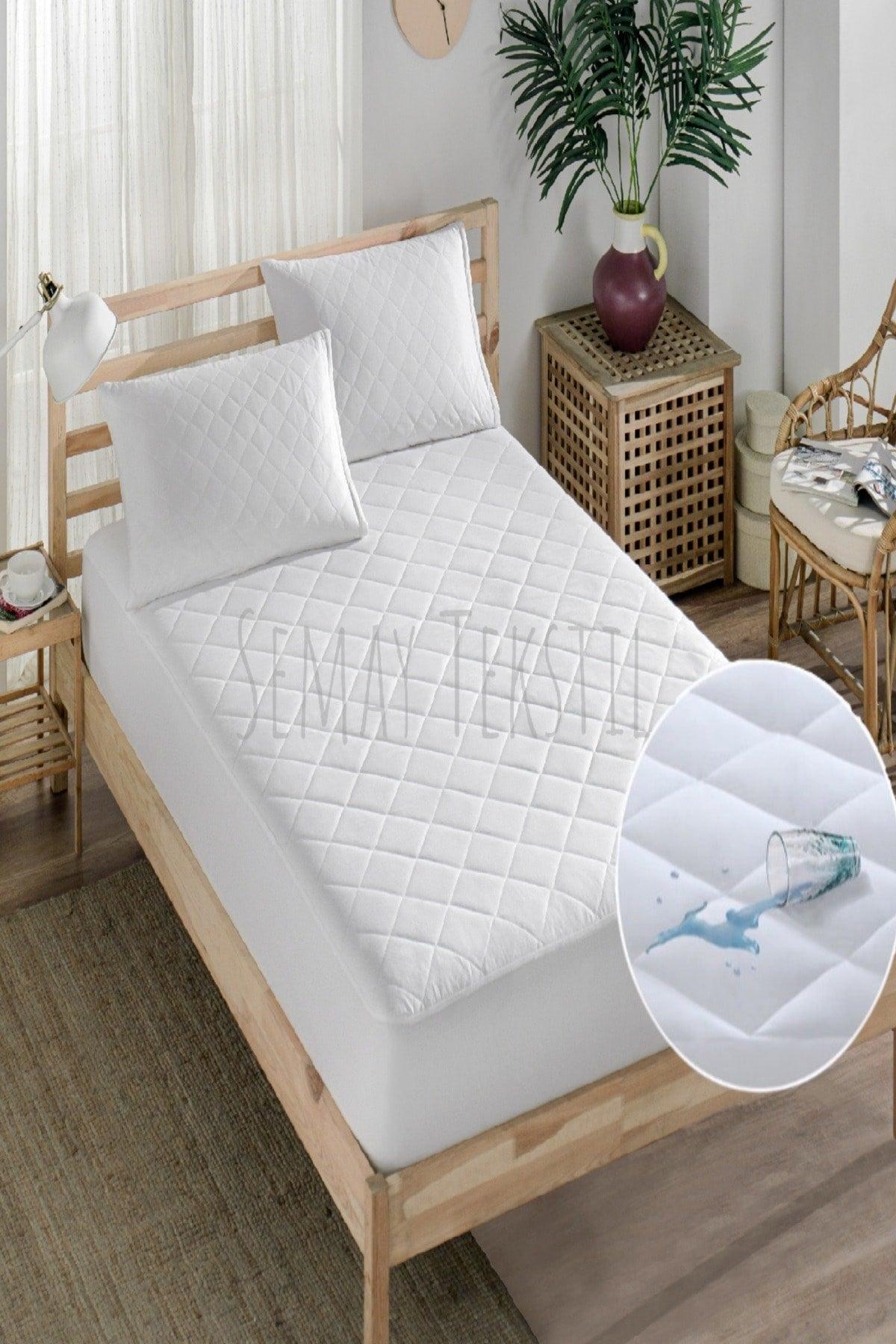 Liquid Proof Fitted Quilted Mattress Protector Cotton - Swordslife