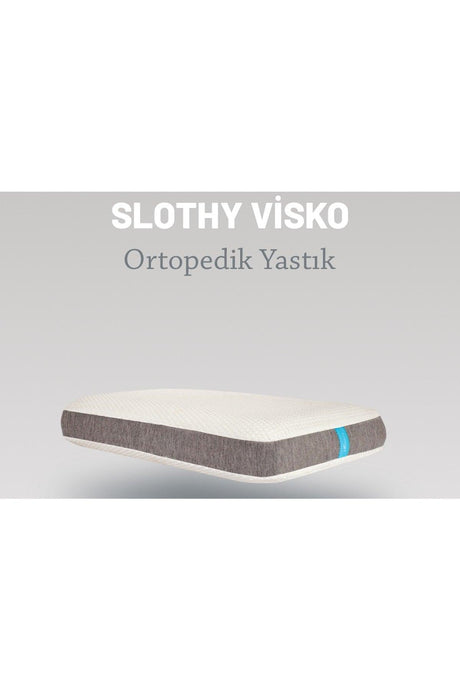 Slothy Visco Orthopedic Neck Straightening Neck Pain Support Comfortable Sleeping Pillow, 50x70 - Swordslife