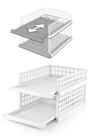 Smart Midi - White Smart Shelving System, Cabinet Organizer, Drawer And Organizer - Swordslife