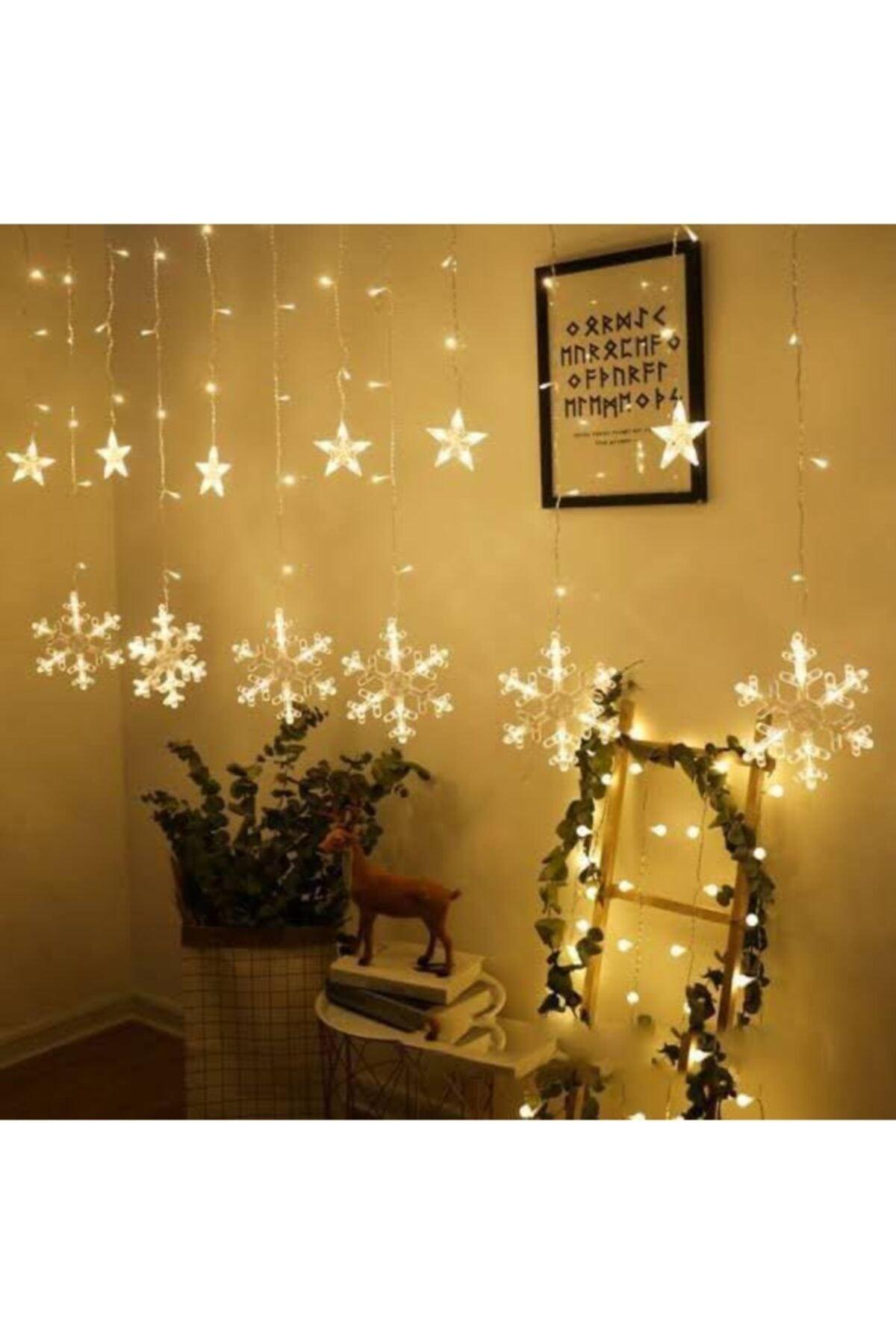 Snowflake Decor Animated Curtain Led Light