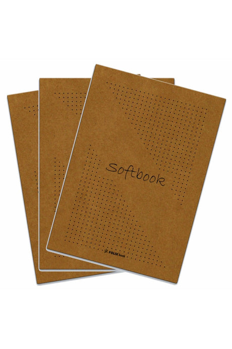 Softbook Dotted Notebook 15.5x23 Cm Kraft