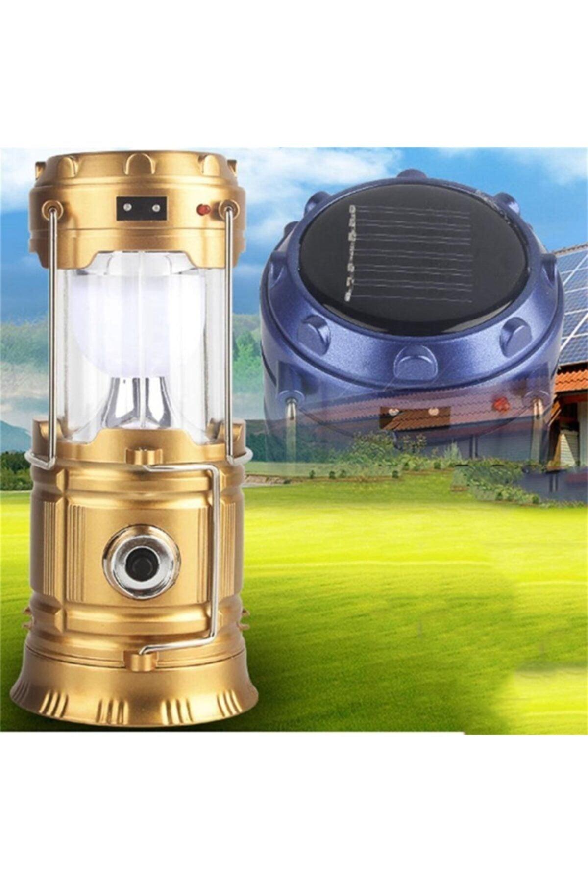 Solar Rechargeable Multifunctional Camping Lamp Searchlight Powerbank - Swordslife