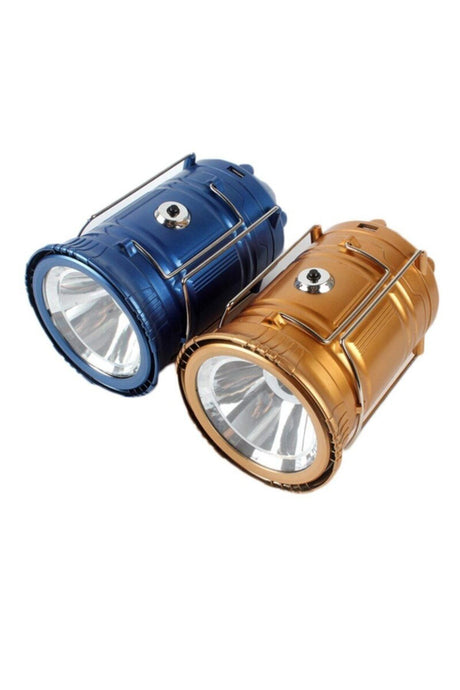 Solar Rechargeable Multifunctional Camping Lamp Searchlight Powerbank - Swordslife