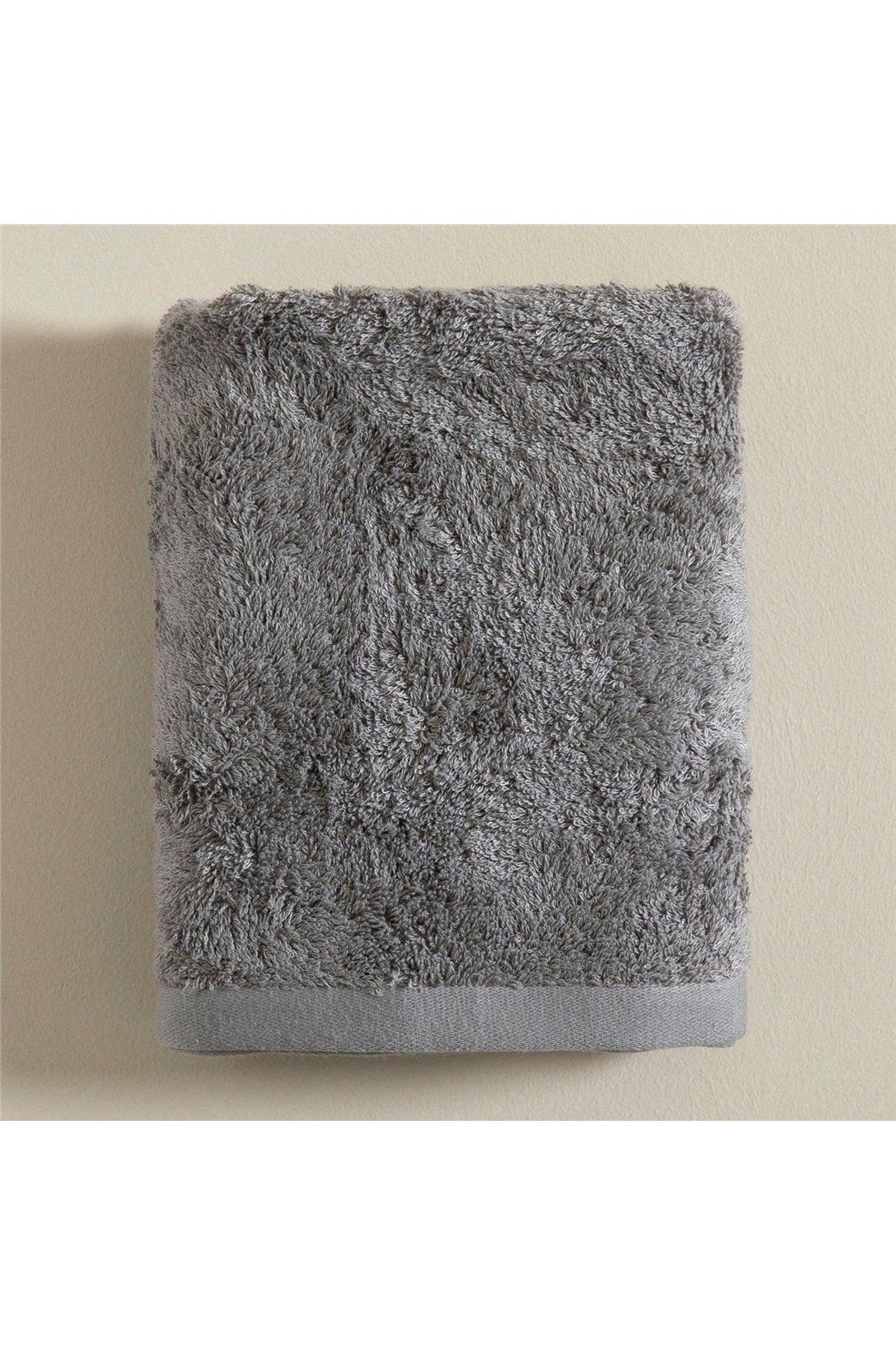 Solid Face Towel 50x90 cm Warm Gray