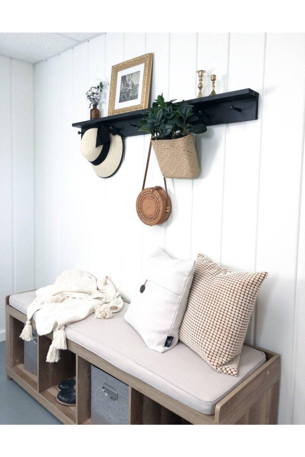 Solid Wood Hanger, Decorative Wall Shelf - Swordslife