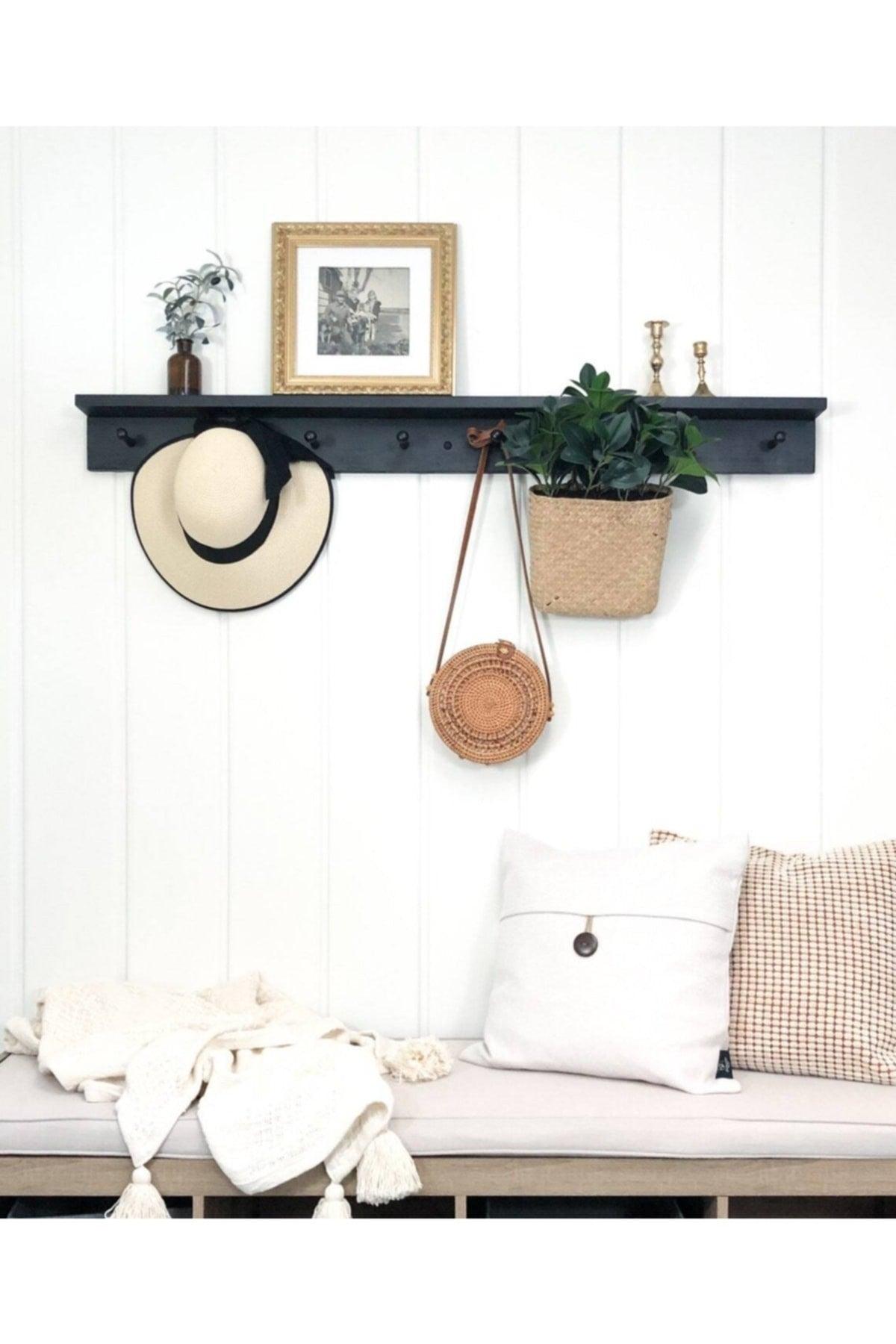 Solid Wood Hanger, Decorative Wall Shelf - Swordslife