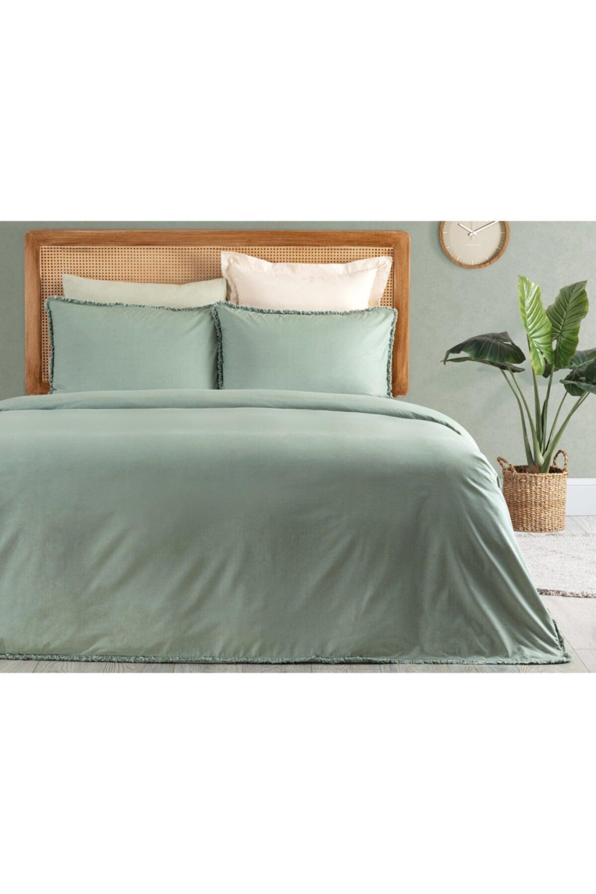 Sona Single Duvet Cover Set with Tassels - Swordslife