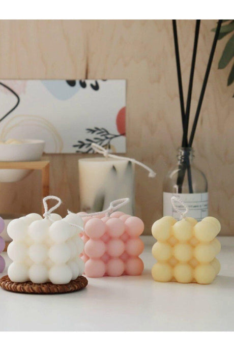 Soy Wax Decorative Bubble Candle Set of 3 - Swordslife