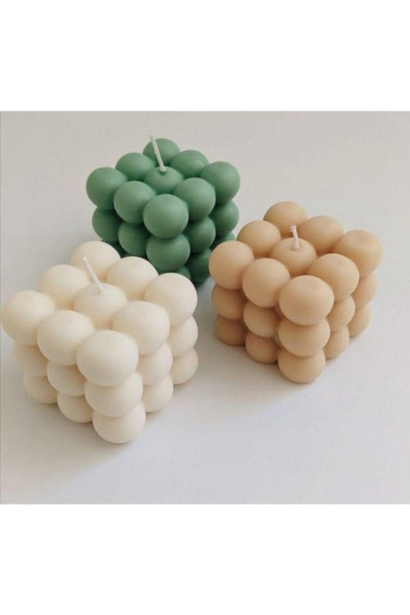 Soy Wax Decorative Bubble Candle Set of 3 - Swordslife