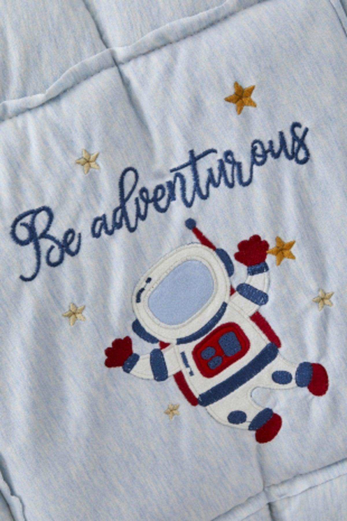 Space Light Blue Baby Cotton Comfort - Swordslife