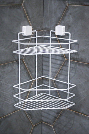 Lifetime Stainless Adhesive Bathroom Corner