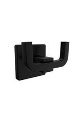 Lifetime Stainless Two Hook Towel And Robe Hook Black D-008 - Swordslife