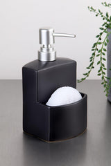 Sponge Ceramic Liquid Soap Dispenser - Black