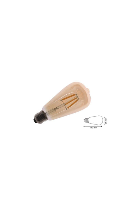 St64 Filament Rustic 4w Led Bulb 10 Pack