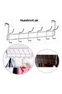 Stainless Metal Practical 12 Hooks Behind Door And Wall Bathroom Kitchen Hanger Organizer - Swordslife