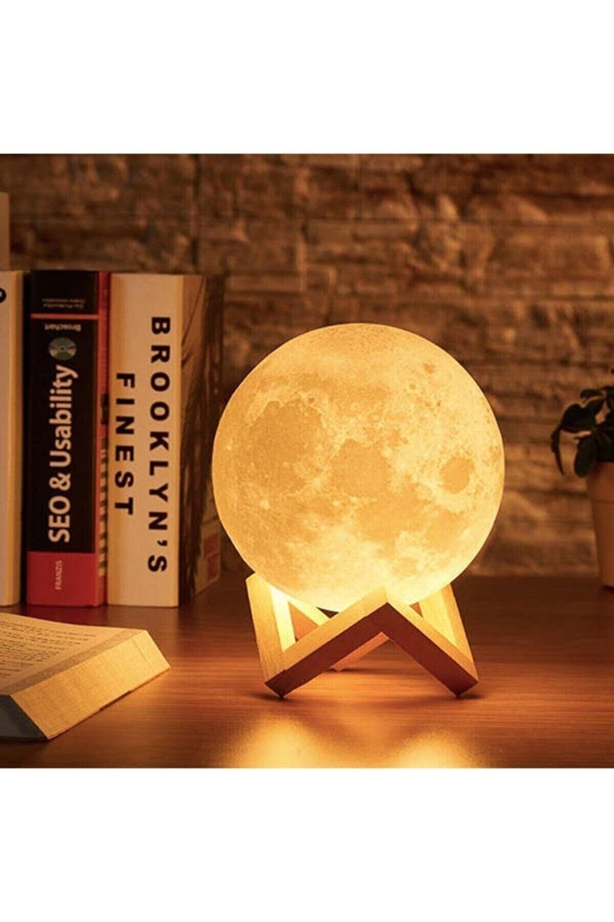 Moon Lamp with Stand / Night - Table Lamp