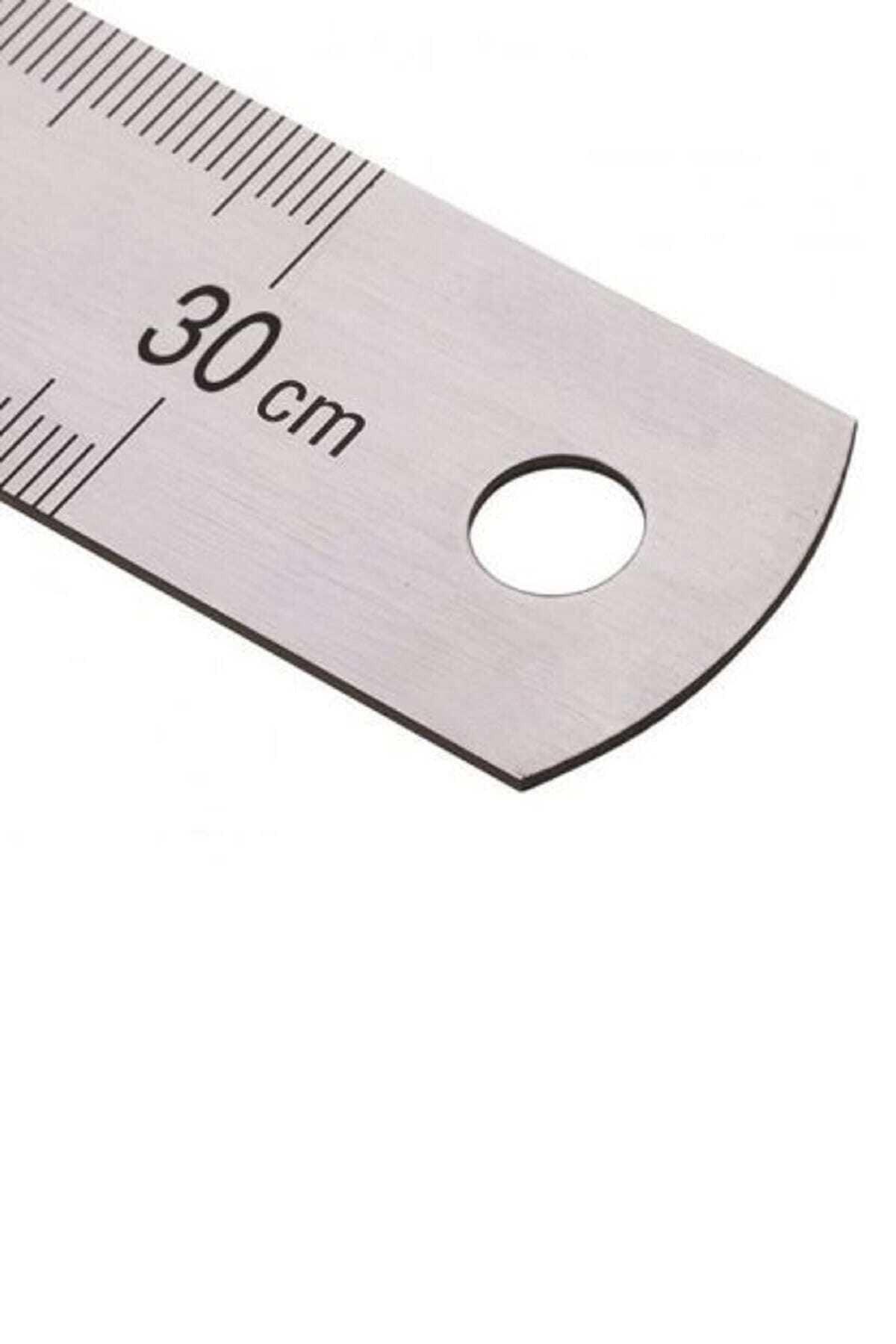 Steel Ruler 30 Cm Inch Measured 530g