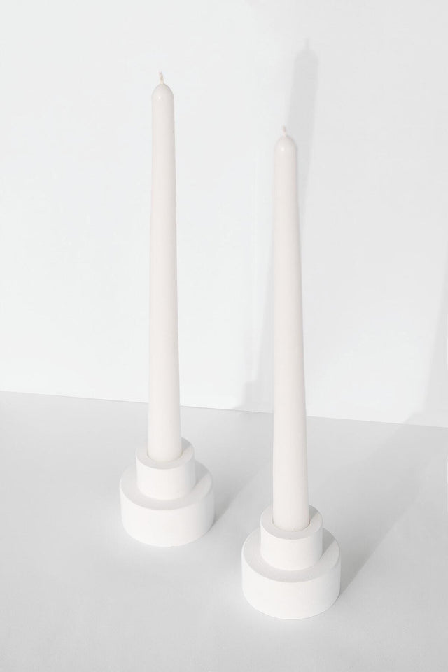 Steg 2 White Candlestick Holder - Swordslife