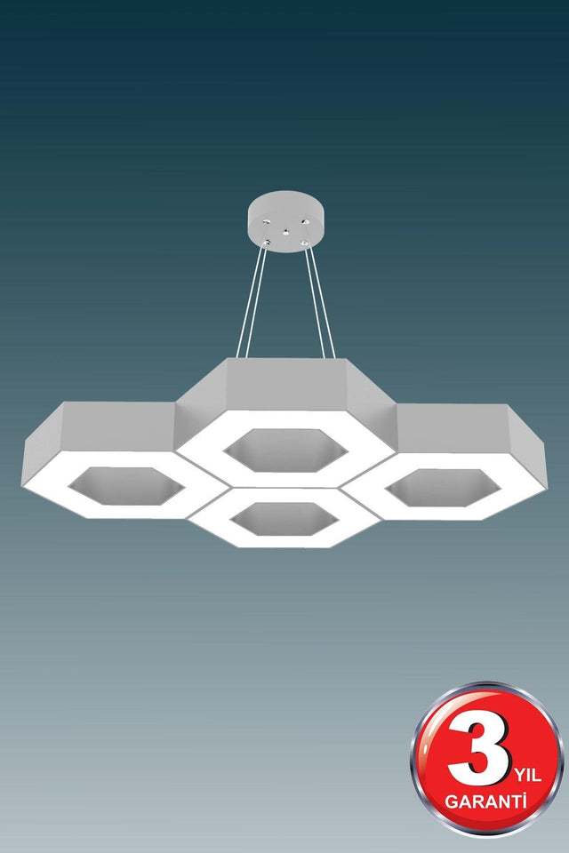 Stella (Grey Case, Daylight) Led Modern Led Chandelier - Swordslife