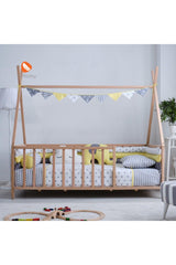 Stella Grey-yellow Katkat Montessori Sleeping Set - Swordslife