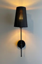 Stick Modern Matte Gofrato (grainy Black) Color Coated Applique - Buttoned - Swordslife