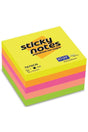 Sticky Note Paper Cube 76x76 400yp Neon