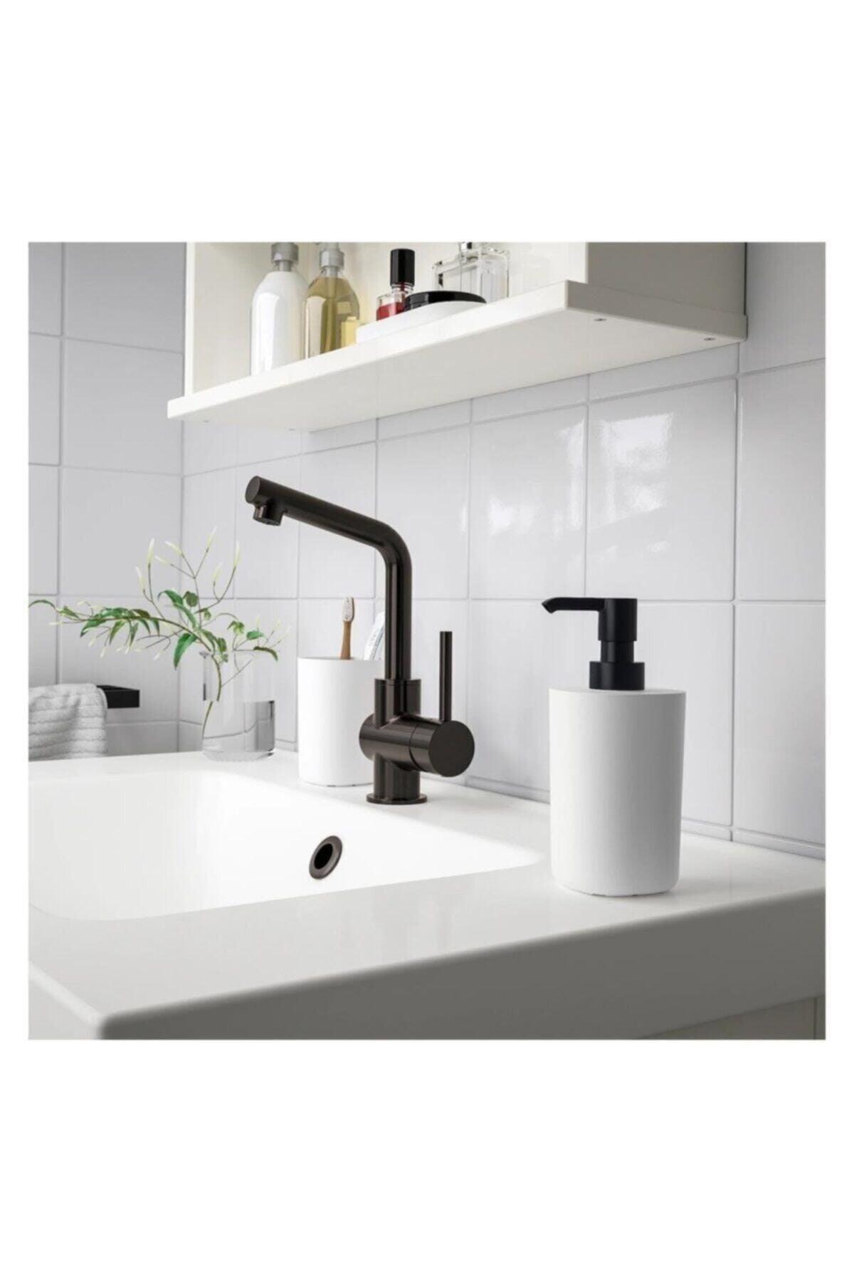 Storavan Bathroom Accessory Set Liquid Soap Dispenser Solid Soap Dispenser Toothbrush Holder Set of 3 - Swordslife