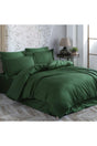 Striped Green - Double Jacquard Satin