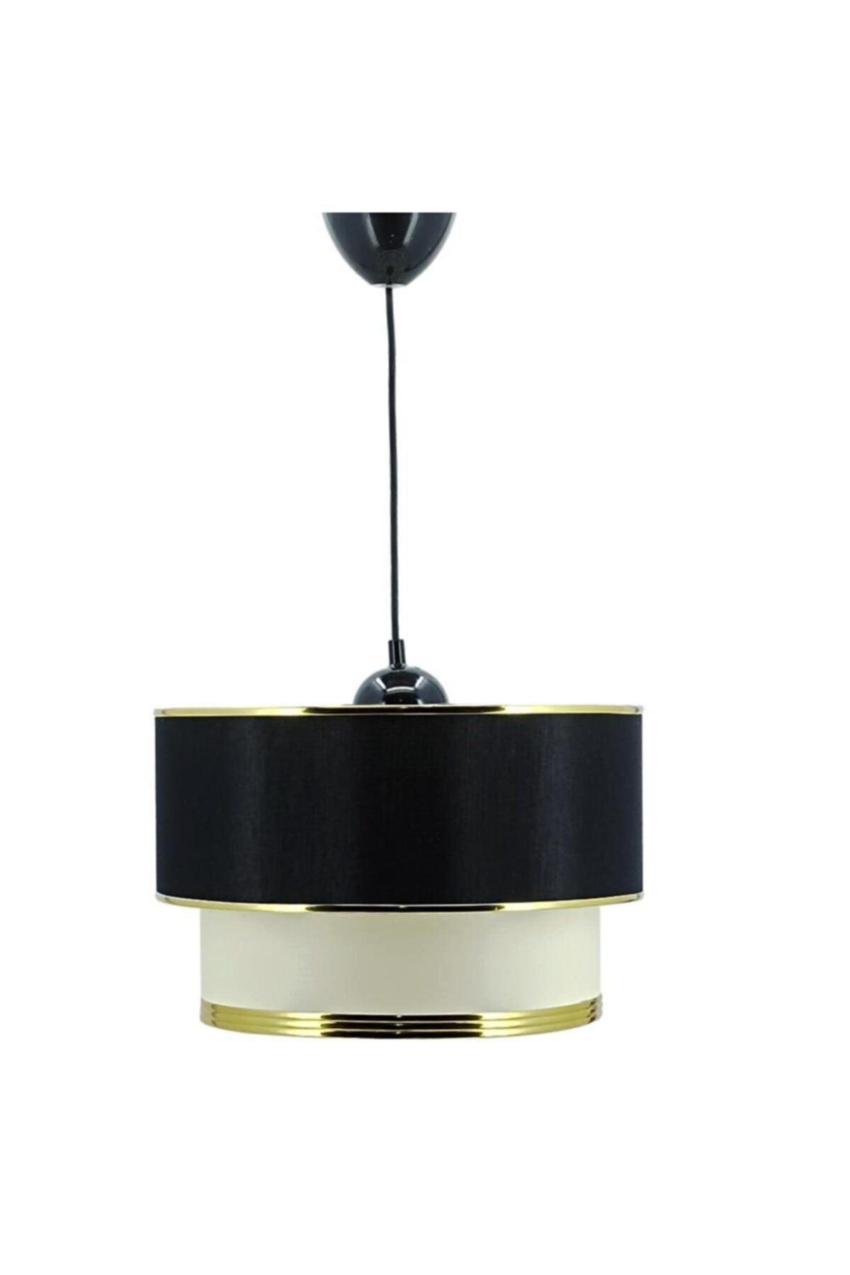 Strip Cake Pendant Lamp Chandelier Black - Swordslife