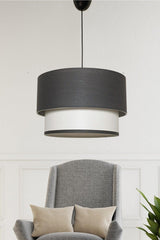 Strong Single Pendant Lamp Chandelier Anthracite - Swordslife